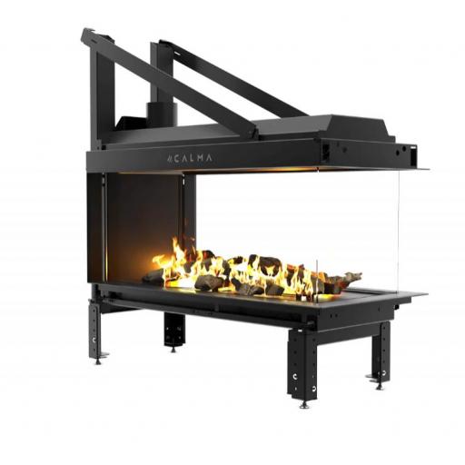 ​Chimenea de Gas Modelo CALMA 120  CRISTAL TIPO U [0]
