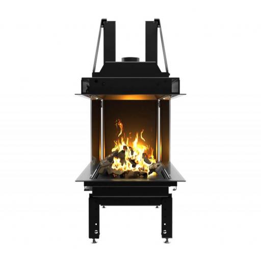 ​Chimenea de Gas Modelo CALMA 120  CRISTAL TIPO U [1]