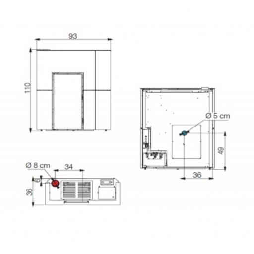 HIDROESTUFA DE PELLETS EDILKAMIN MODELO BLADE  H 15 KW [3]