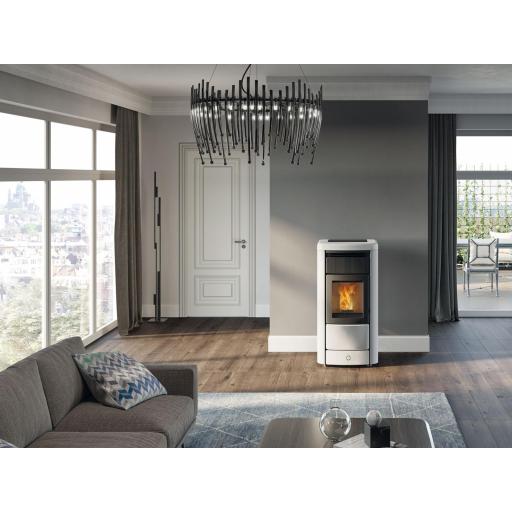 HIDROESTUFA EDILKAMIN DE PELLETS 22,8KW  MOD. MONDAY 230 H - GAMA ALTA [3]