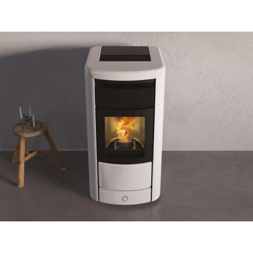 HIDROESTUFA EDILKAMIN DE PELLETS 22,8KW  MOD. MONDAY 230 H - GAMA ALTA [4]