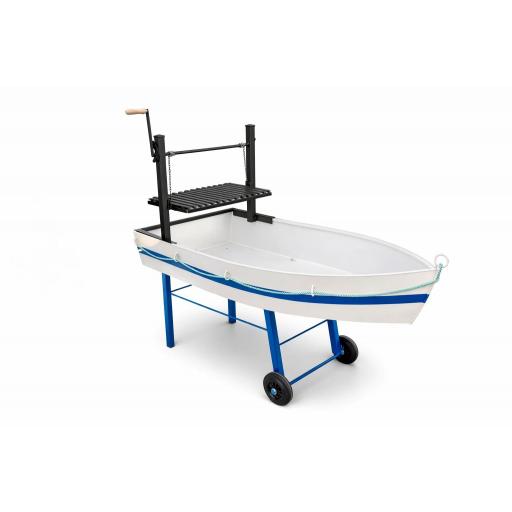 BARCA DE ESPETO CON PARRILLA DE ELEVACION [0]