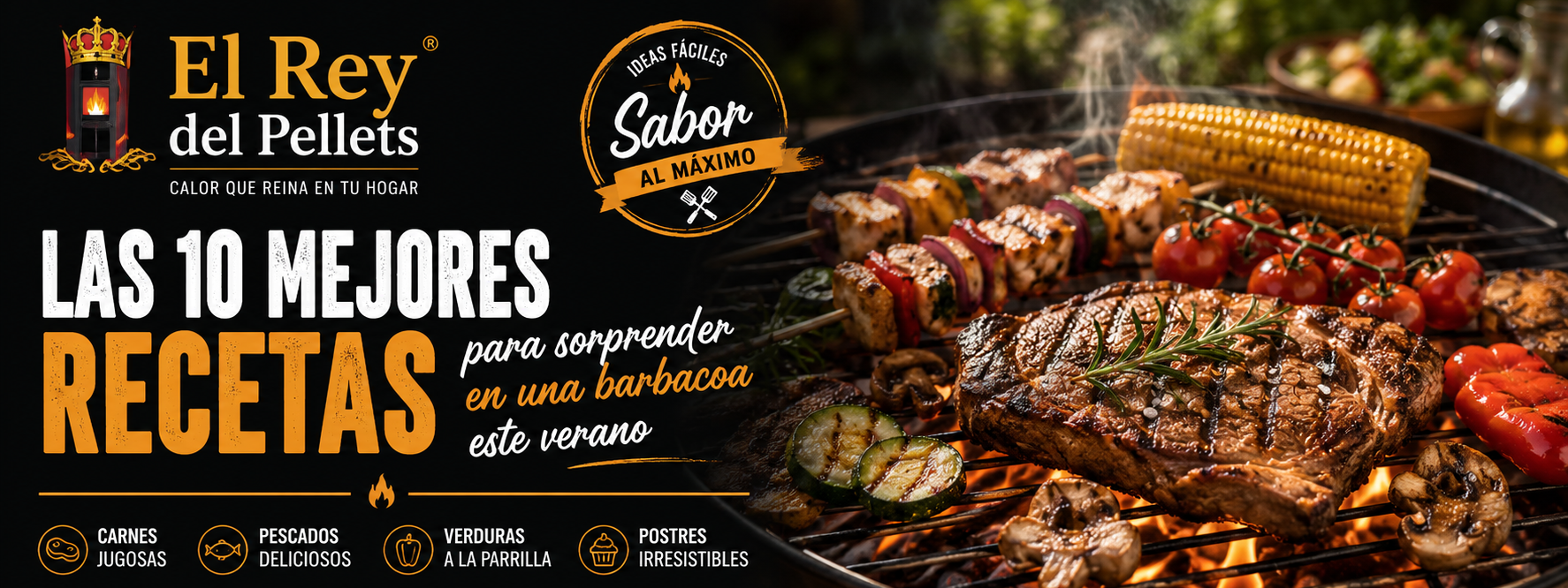 Las 10 mejores recetas para sorprender en una barbacoa este verano