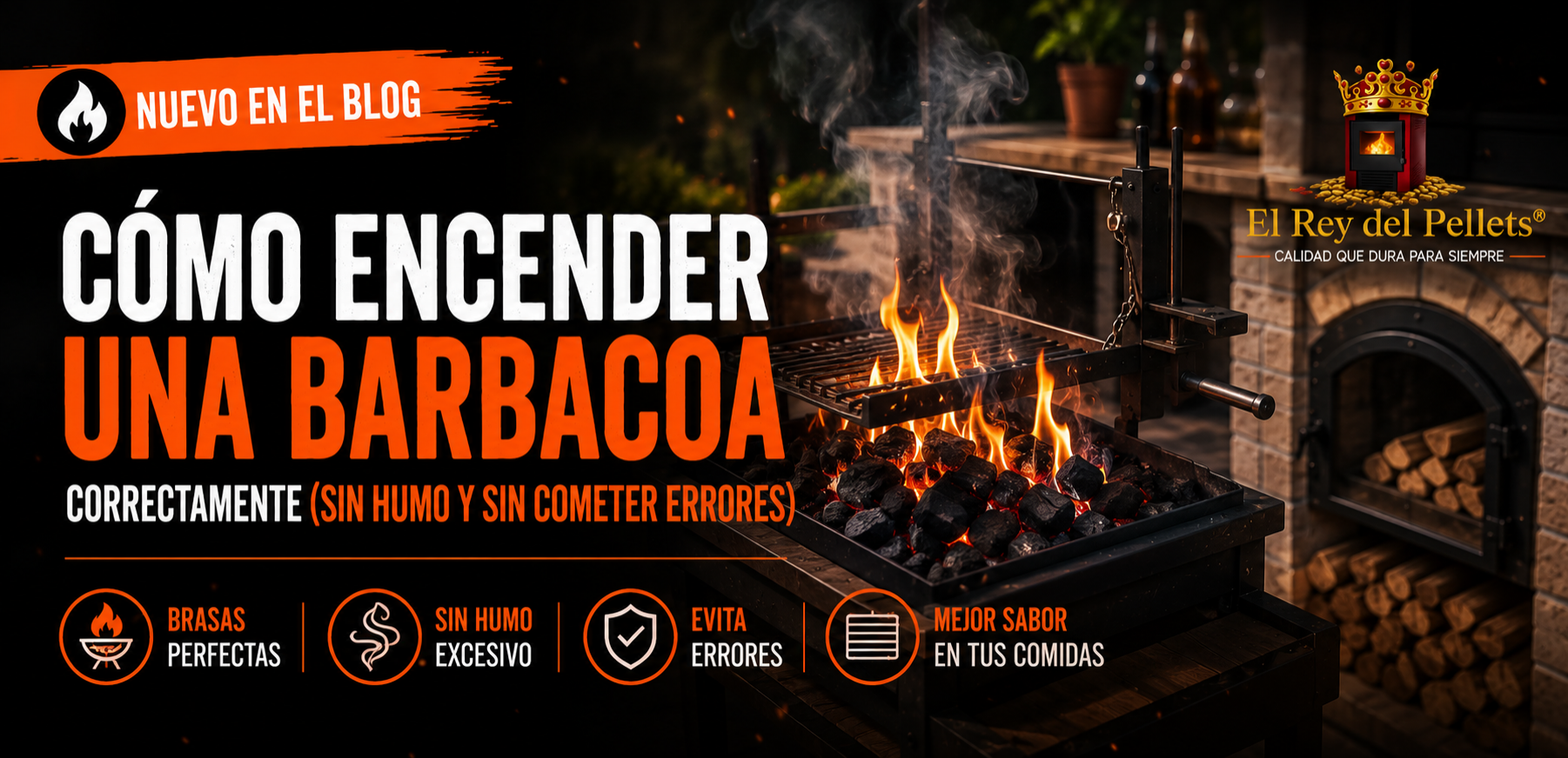 Cómo encender una barbacoa correctamente (sin humo y sin cometer errores)