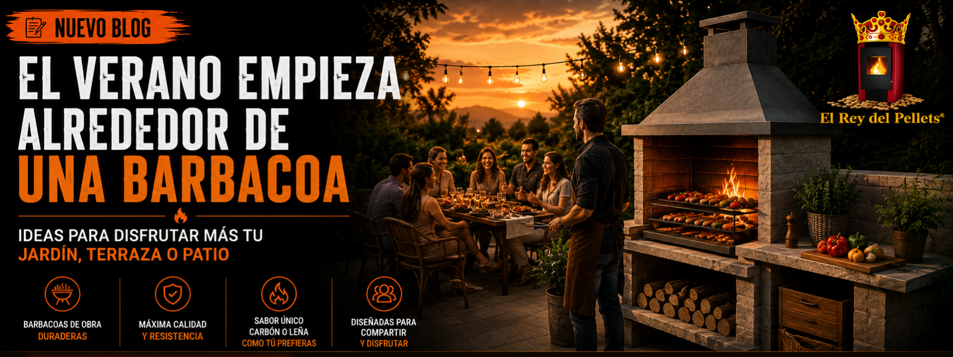 ¿Tienes jardín o terraza? Este verano es el momento perfecto para instalar una barbacoa