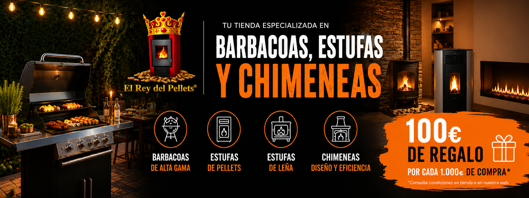 El Rey del Pellets: la tienda especializada en barbacoas, estufas y chimeneas que te acompaña antes, durante y después de tu com