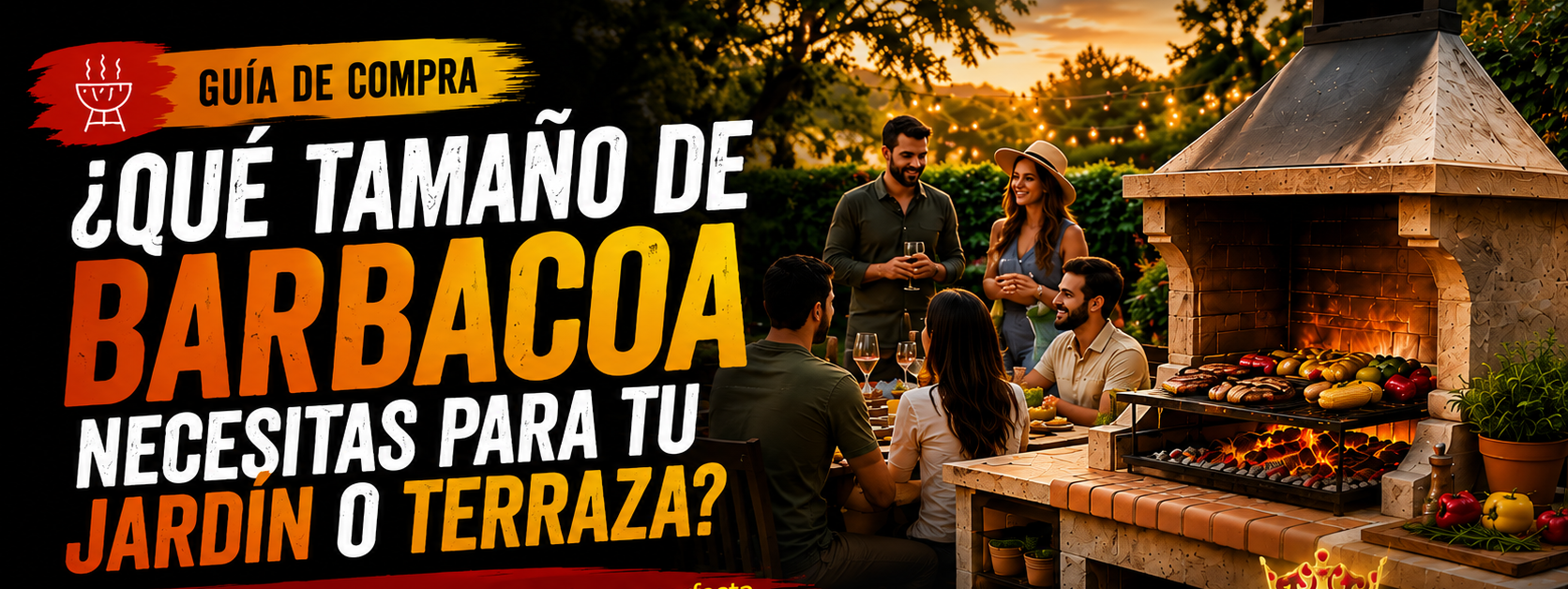 ¿Qué tamaño de barbacoa necesito para mi jardín o terraza?