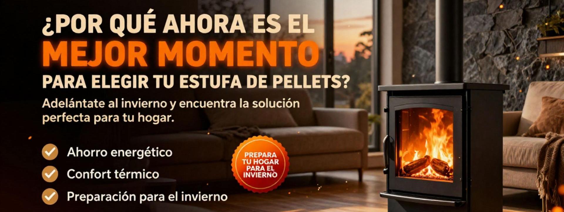 ¿Por qué ahora es el mejor momento para elegir tu estufa de pellets para el próximo invierno?