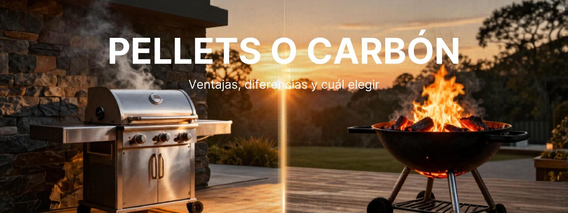 Barbacoa de pellets o carbón: ventajas, diferencias y cuál elegir
