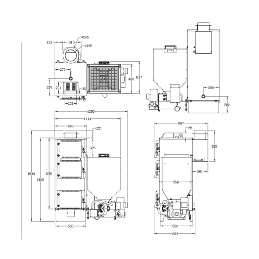 CALDERA POLICOMBUSTIBLE MODELO BOILER 34 [2]
