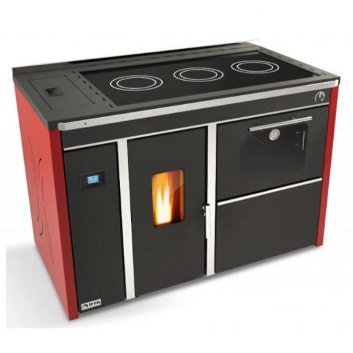 Hidro cocina de Pellets con Horno y Vitrocerámica 22 kw [1]