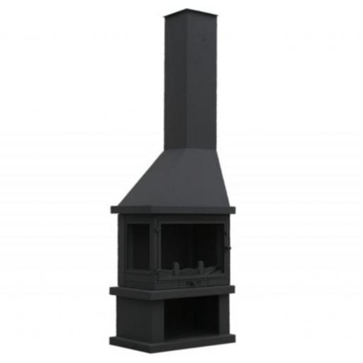 Chimenea de Leña Salgueda Modelo DANA 12 KW [2]