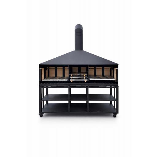 BARBACOA CAMPANA Y ELEVACIÓN MODELO C-2000 LADRILLOS REFRACTARIOS [0]