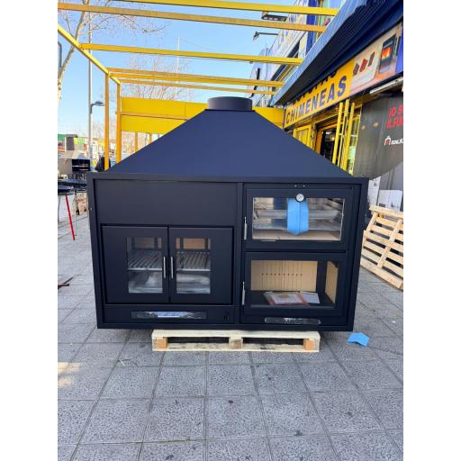 BARBACOA MODELO FUSION 200 EP CON SISTEMA DE ELEVACIÓN, PUERTAS Y HORNO [7]