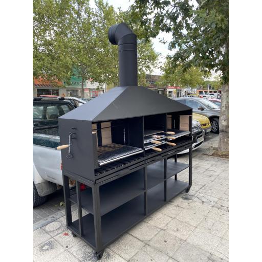BARBACOA CAMPANA Y ELEVACIÓN MODELO C-2000 LADRILLOS REFRACTARIOS [1]