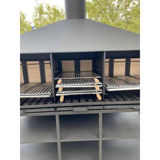 BARBACOA CAMPANA Y ELEVACIÓN MODELO C-2000 LADRILLOS REFRACTARIOS [3]