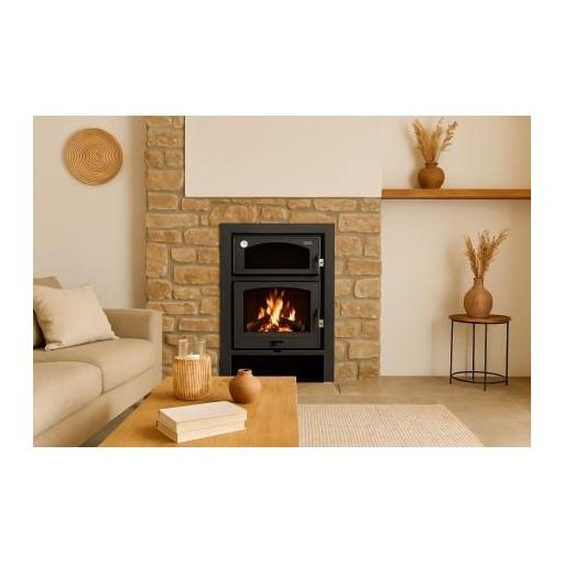 INSERTABLE DE LEÑA CON HORNO MODELO ASTON