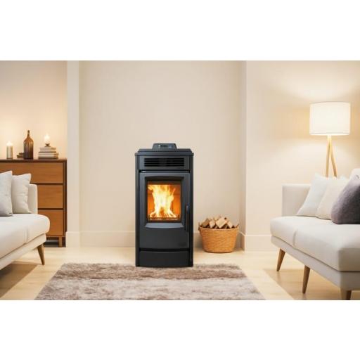 ESTUFA DE PELLETS - MODELO MATILDE HIERRO FUNDIDO