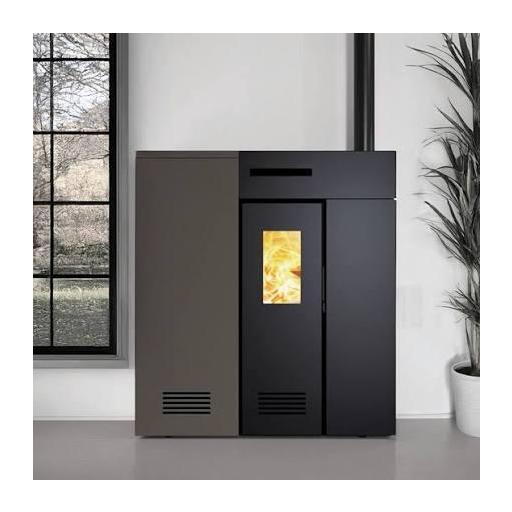 Estufa de Pellets Modelo Carmen SLIM 12 kW Canalizable - Turbinas Independientes [0]