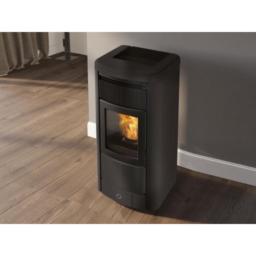 HIDROESTUFA EDILKAMIN DE PELLETS 22,8KW  MOD. MONDAY 230 H - GAMA ALTA [5]