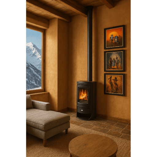 ESTUFA DE LEÑA MODELO ROYCE