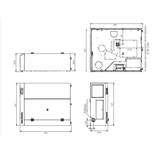 Caldera de Pellets modelo GORA SLIM UP 20 Kw [2]