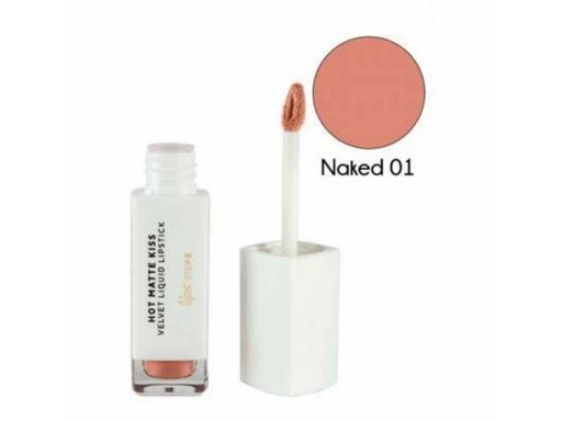 Andreia Hot Mate Kiss Labial Líquido Mate 18ml Naked 01