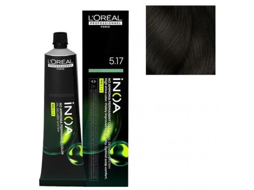 L'Oréal - Tinte INOA sin amoniaco 5.17 Castaño Claro Ceniza Frio 60 ml [0]