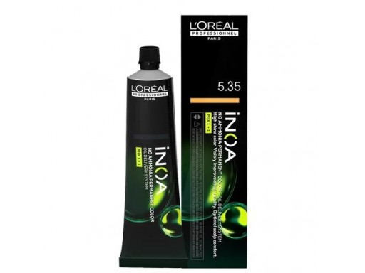 L'Oréal - Tinte INOA sin amoniaco  5.35 Castaño Claro Dorado Caoba 60 ml
