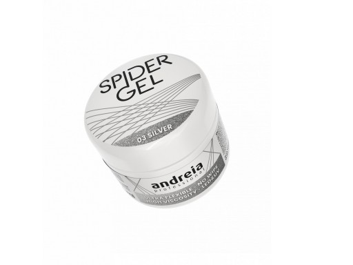 Andreia  Profesional Spider gel para Decoración de uñas 4grs 03 - Silver [1]