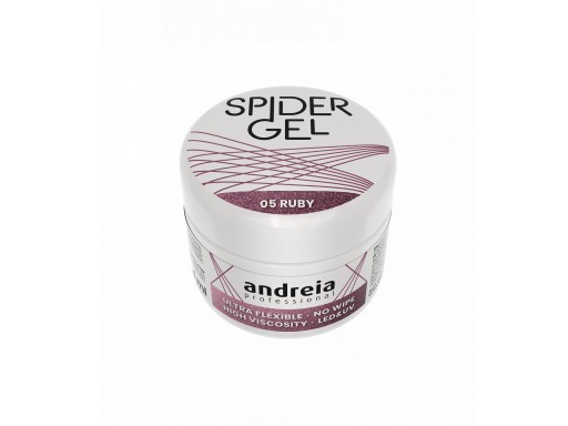 Andreia  Profesional Spider gel para Decoración de uñas 4grs 05 - Ruby