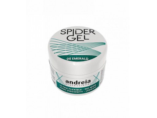 Andreia  Profesional Spider gel para Decoración de uñas 4grs 06 - Emerald