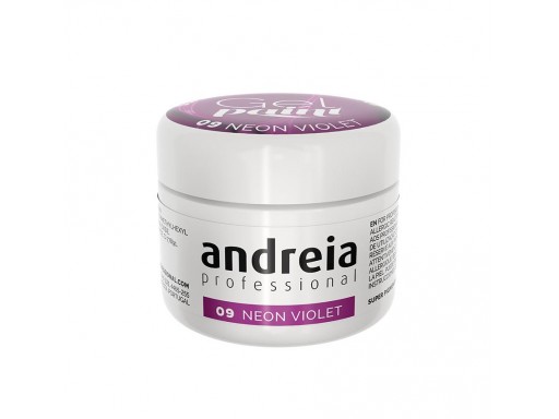 Andreia  Profesional Gel Paint para decoración de uñas 4ml - Violeta Neon