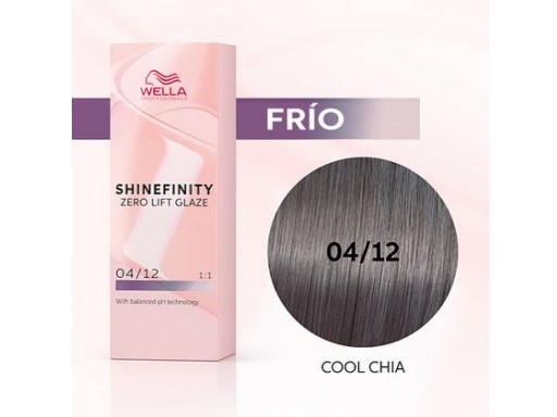 Wella - Coloración SHINEFINITY  04/12 Castaño Medio Ceniza Mate 60 ml [0]