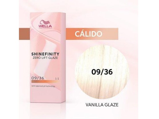 Wella - Coloración SHINEFINITY 09/36 Rubio Muy Claro Dorado Violeta 60 ml