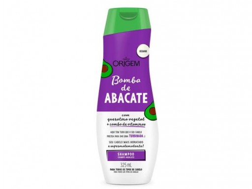 ORIGEM Shampoo Bomba de Abacate 325ml