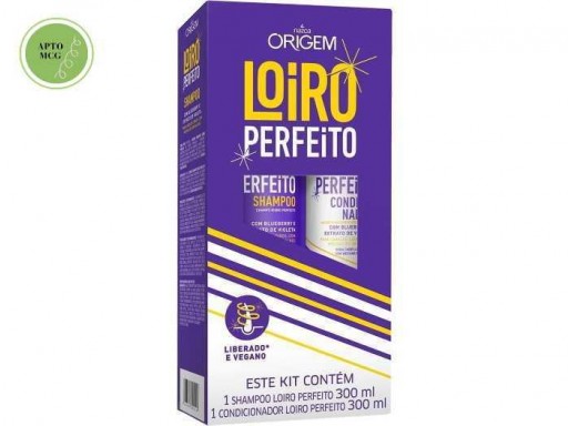 ORIGEM Kit Shampoo + Cond. Loiro Perfeito