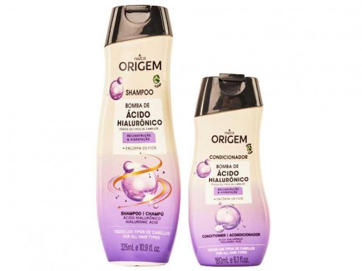 ORIGEM Kit Shampoo + Cond. Bomba Acido Hialurnico 325+180ml [0]