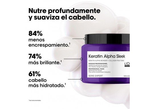 Loreal Keratin Alpha Sleek Mascarilla 500ml [1]