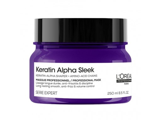 Loreal Keratin Alpha Sleek Mascarilla 250ml