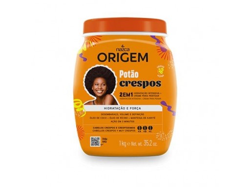 Origem Nazca Potão Crespos 2 en 1 Hidratación y Nutrición  1kg 