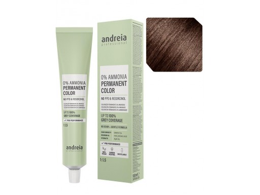 Andreia Coloración Permanente Sin Amoniaco 100ml  Be You - 4.35