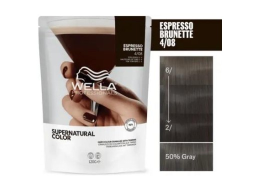 Wella Super Natural Color 120gr - 4/08