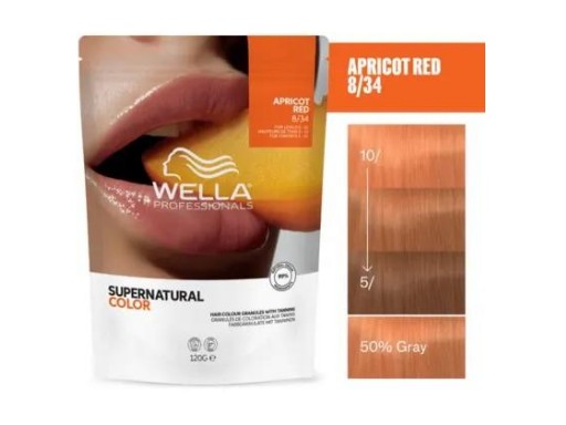 Wella Super Natural Color 120gr - 8/34