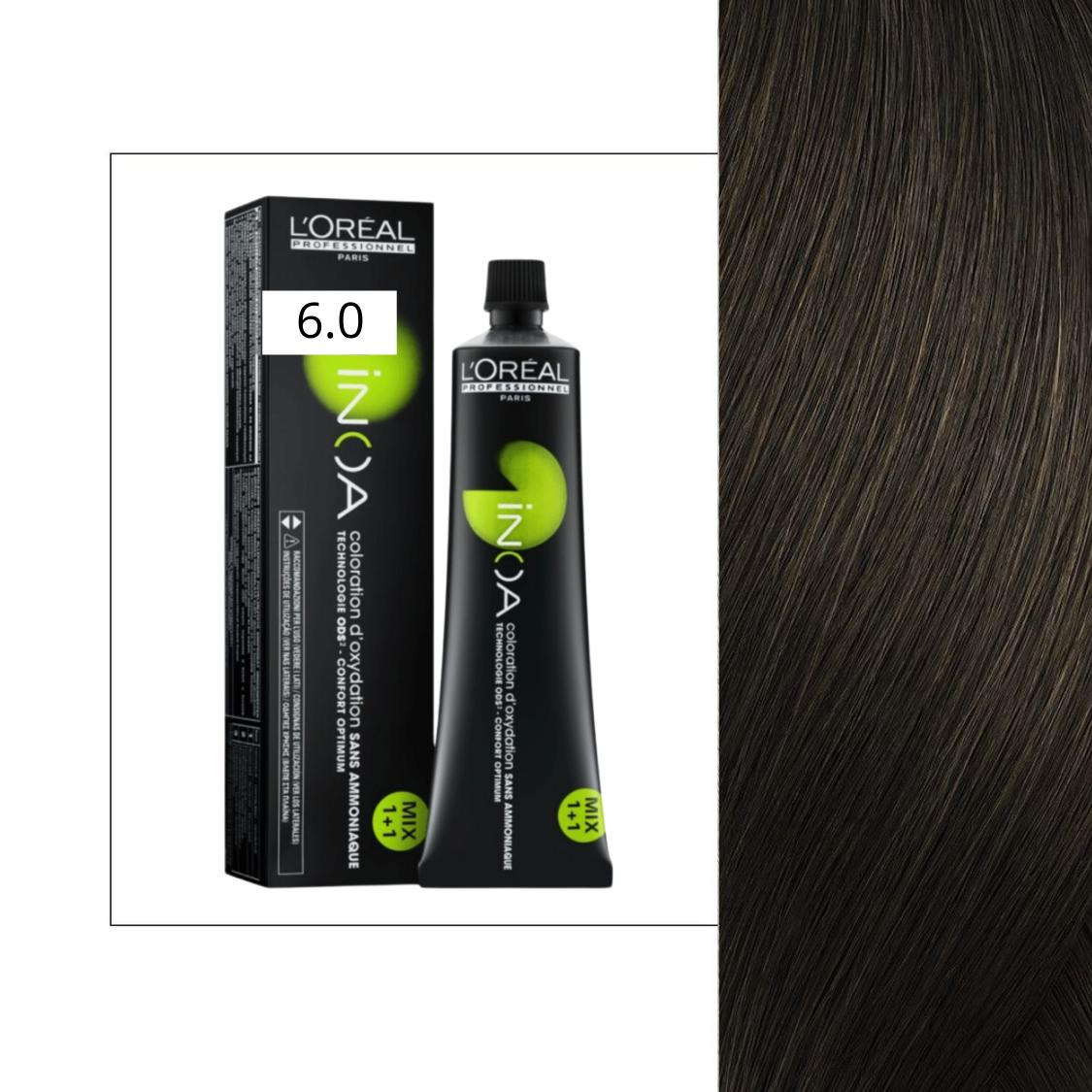 Loreal INOA sin amoniaco 60ml - 6.0