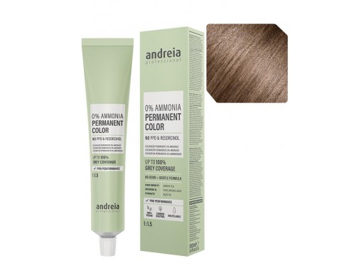 Andreia Coloración Permanente Sin Amoniaco 100ml Be You - 7.8