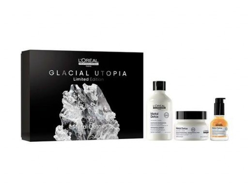 L`Oreal Metal Detox Trio Set  Cofre de Navidad