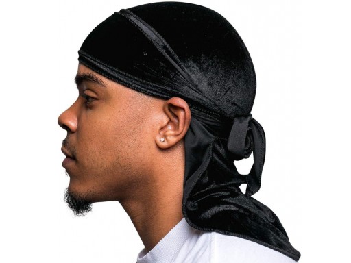Dreamfix Premium Velvet Durag - Negro [0]