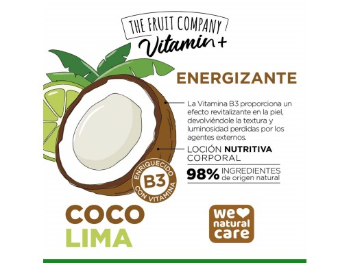 The Fruit Company Loción Corporal Coco Lima 200ml [1]