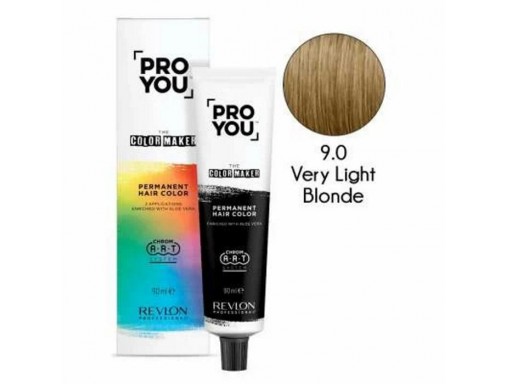 Revlon ProYou The Color Maker Tinte para el Cabello Permanente 90Ml Nº 9.0 VERY LIGHT BLONDE